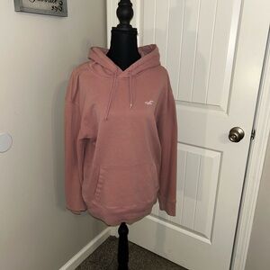 Hollister Women's Dusty Rose Hoodie Sweater